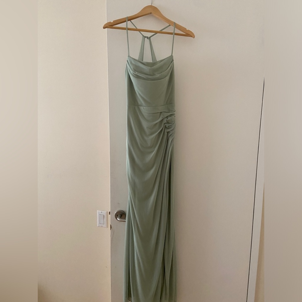 Azazie Kalea in Dusty Sage